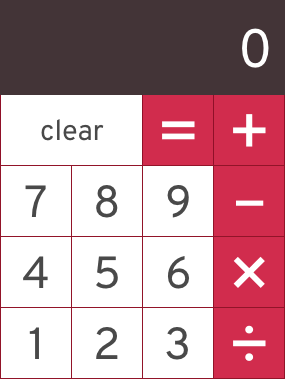 Calculator mockup